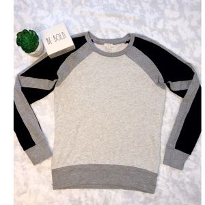 J.Crew Color Block Sweatshirt